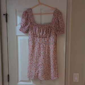 Floral Puff Sleeve Dress